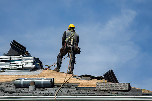 Professional Roof Repair technician working in Hamtramck, MI